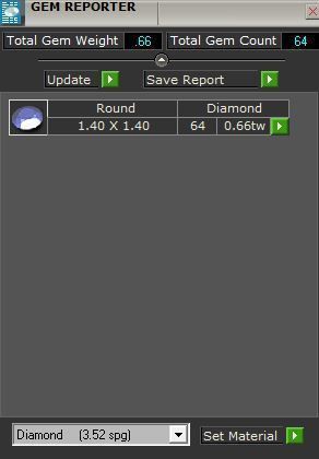 Square blue stone diamond ring 3226 3D print  model 3D print model_8