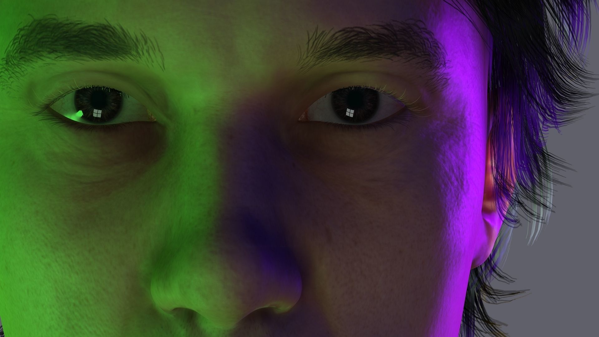 Asian Gangster Yakuza Low-poly 3D model_20