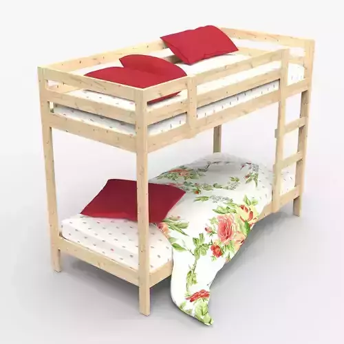 Wood Bunk Bed