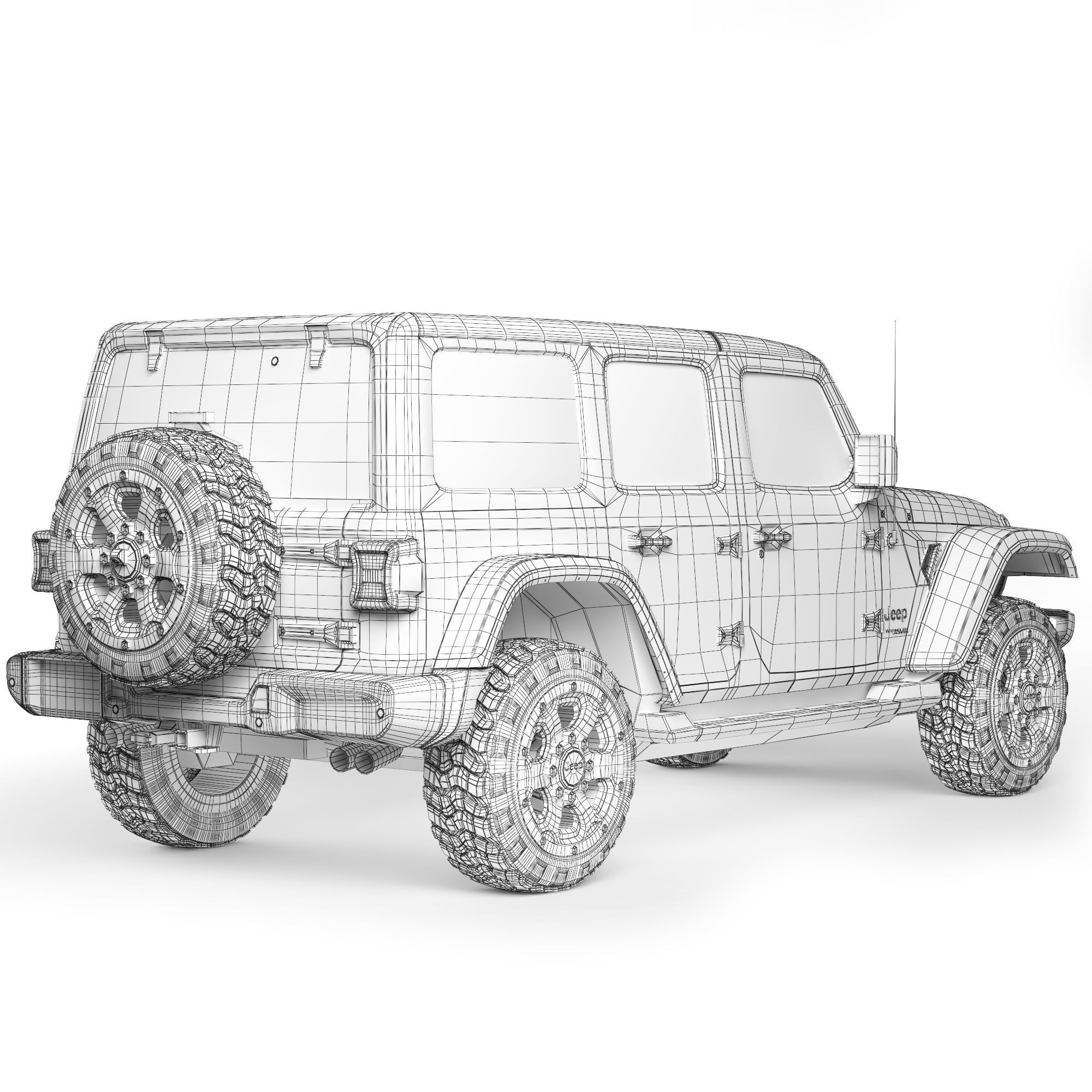 Jeep Wrangler 392 2022 3D model_9