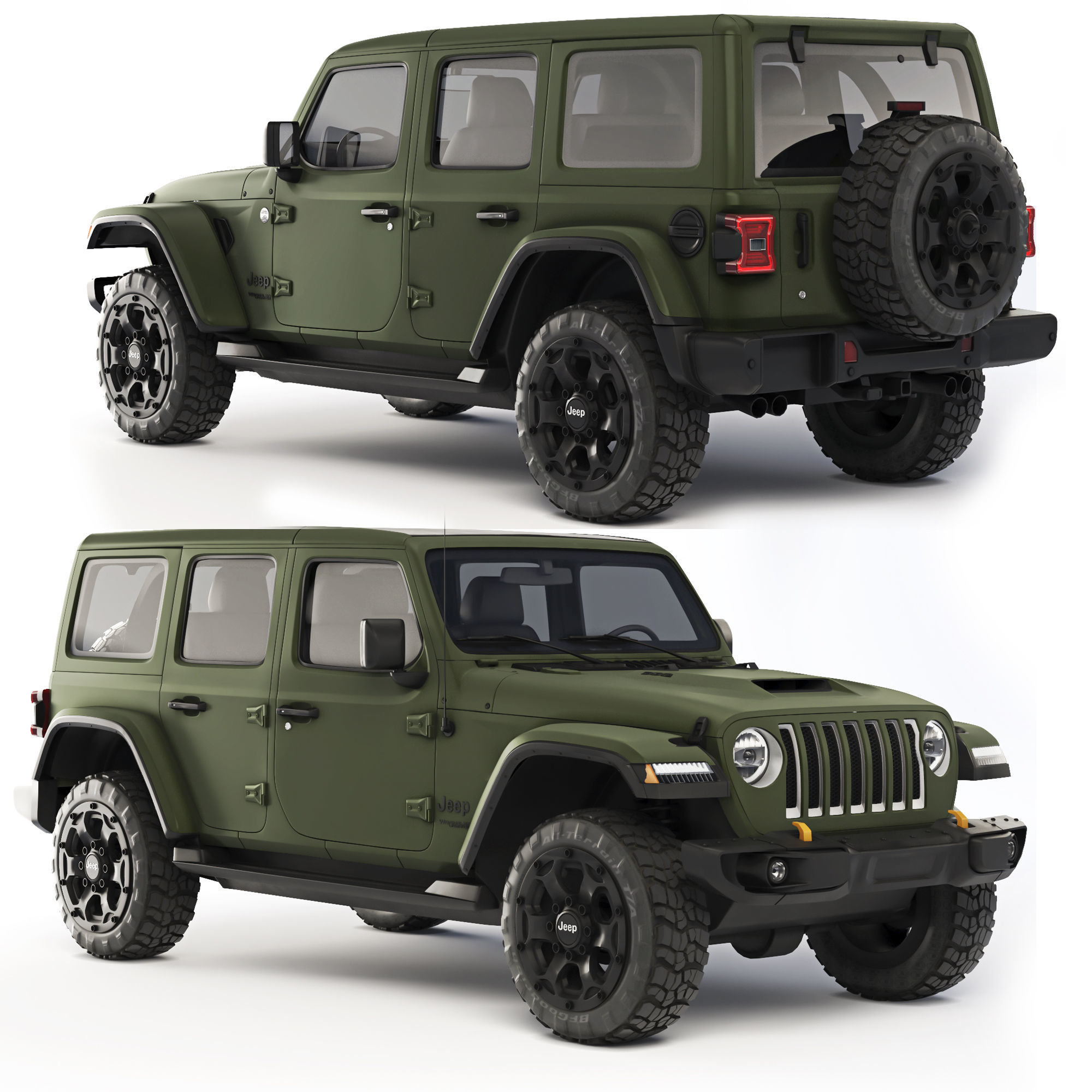 Jeep Wrangler 392 2022 3D model_10