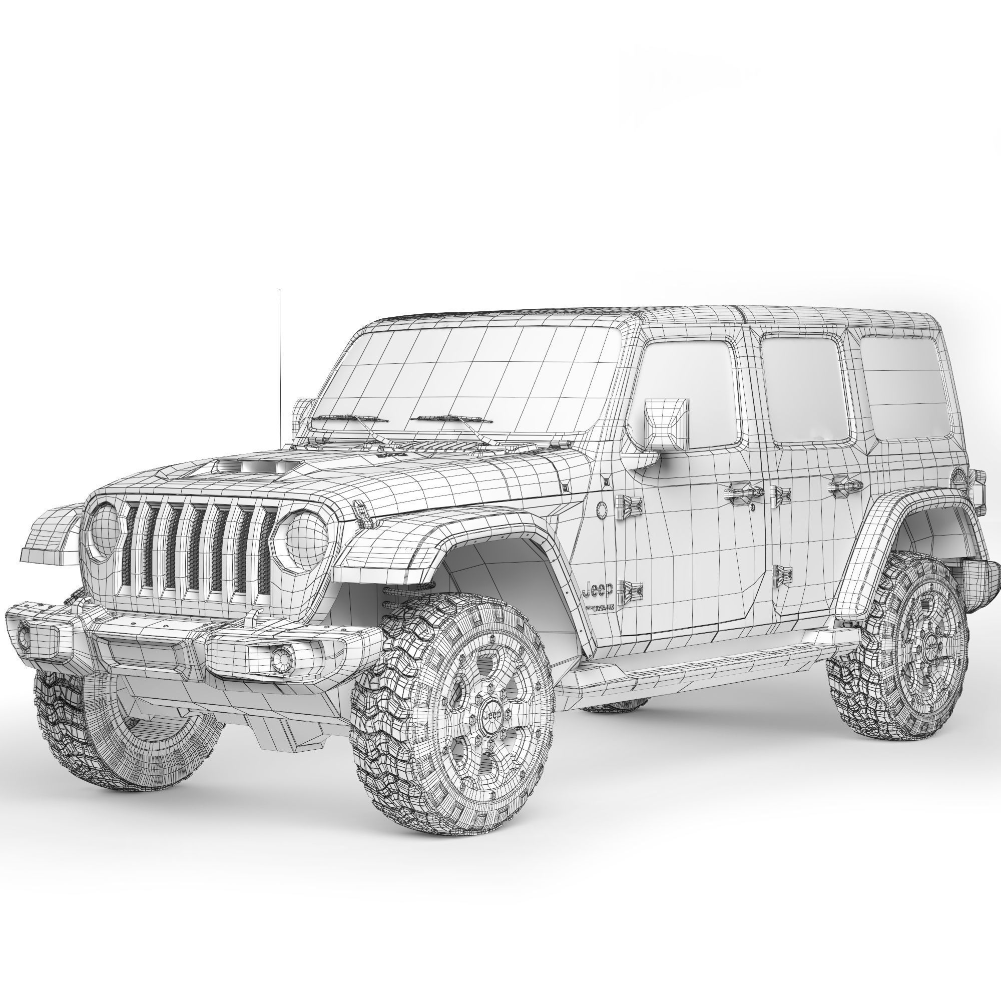 Jeep Wrangler 392 2022 3D model_8