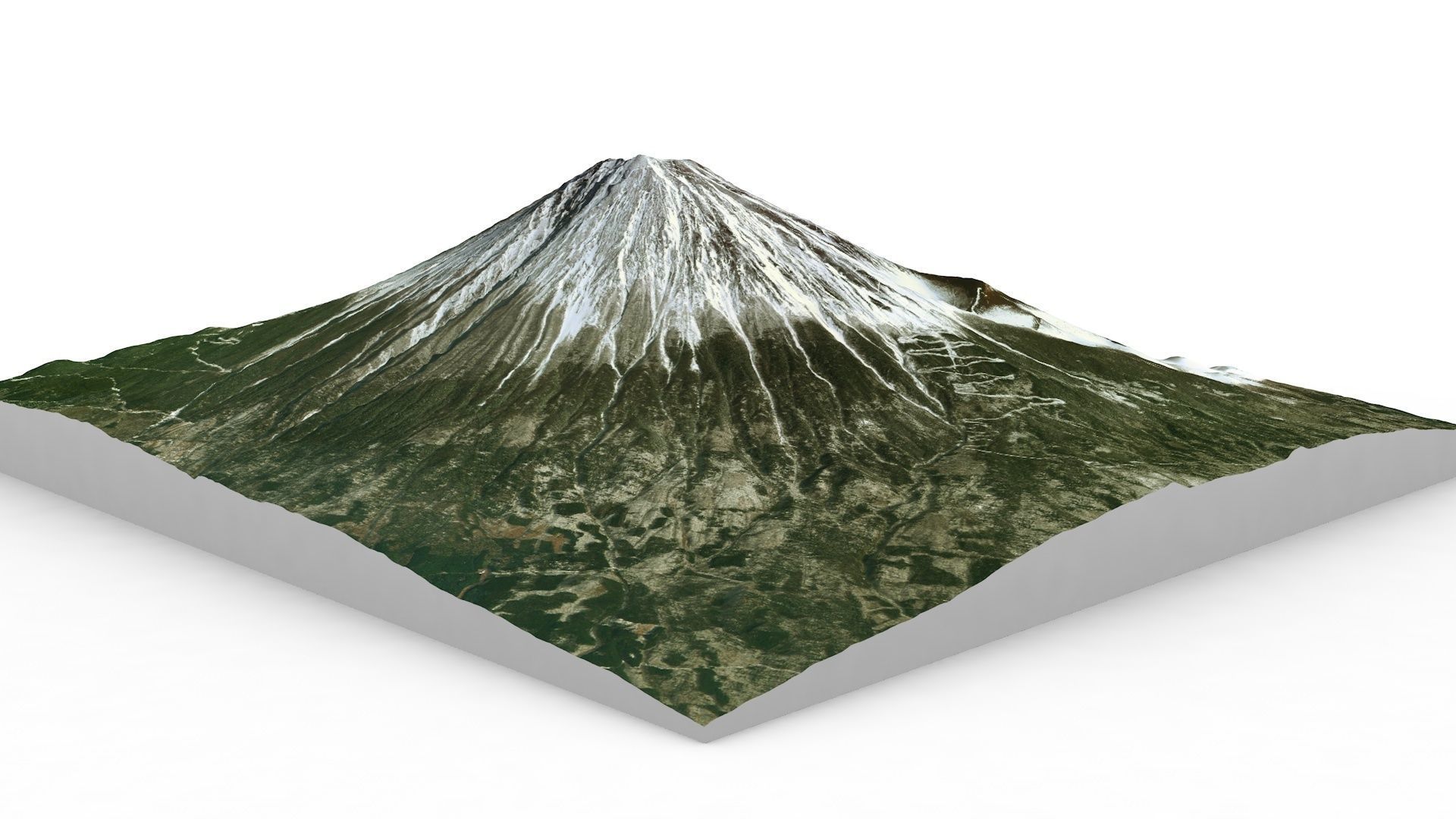 Mount Fuji Free 3D model_2