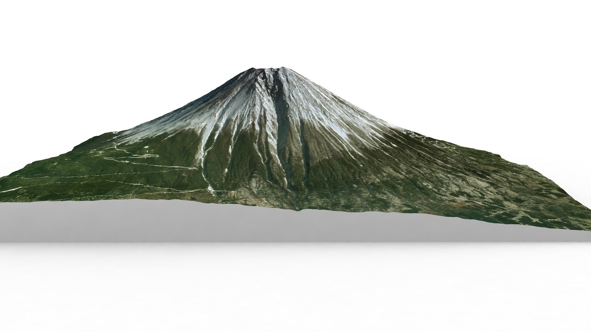Mount Fuji Free 3D model_3