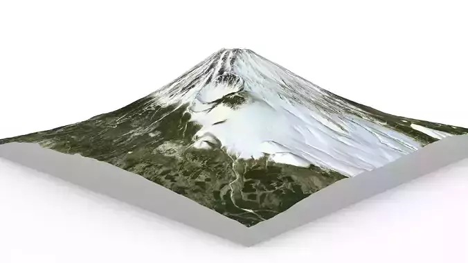 Mount Fuji Free 3D model Mount Fuji Free 3D model