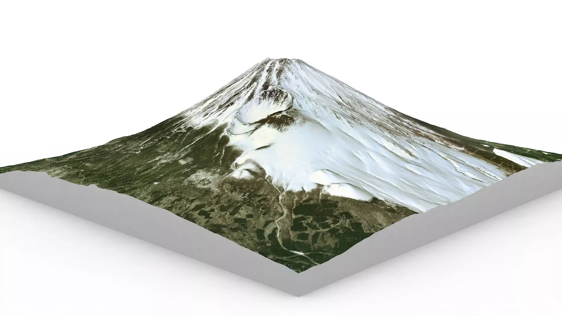 Mount Fuji Free 3D model_0