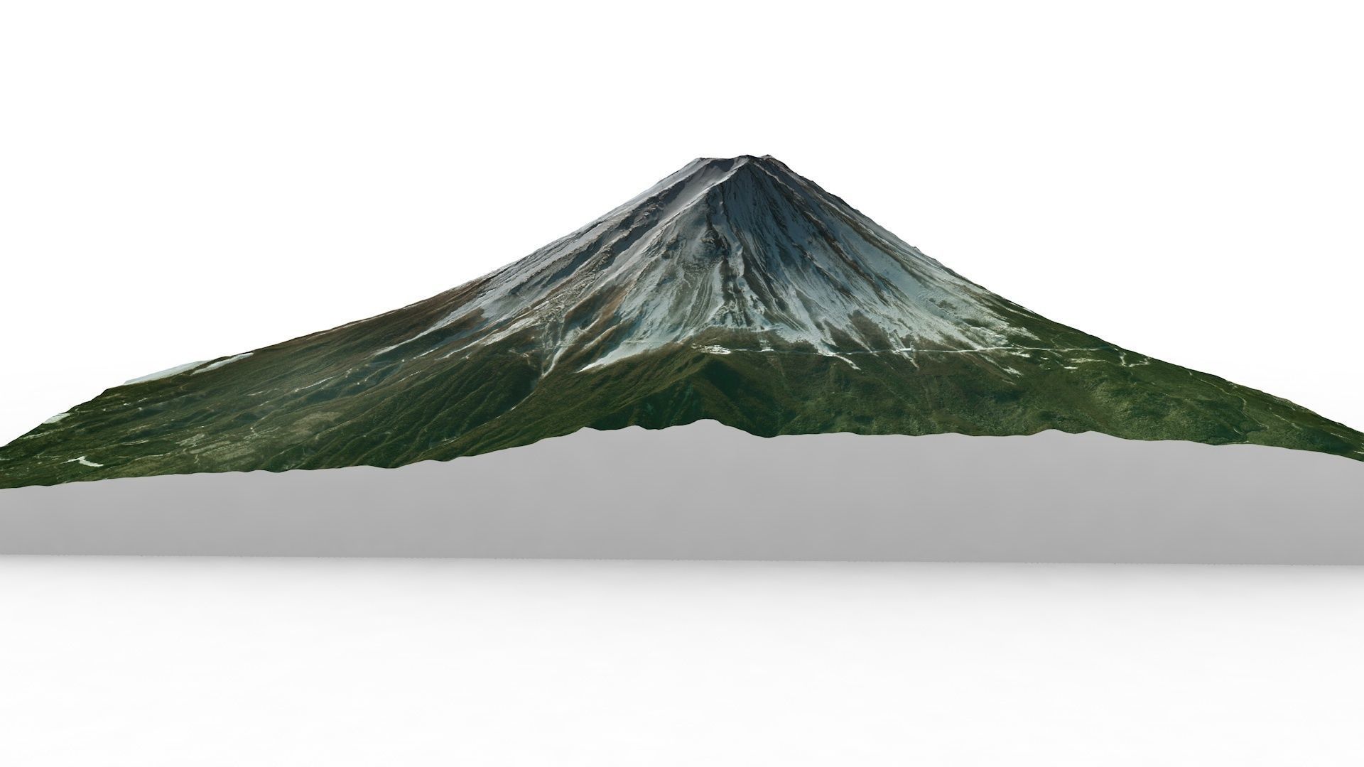 Mount Fuji Free 3D model_5