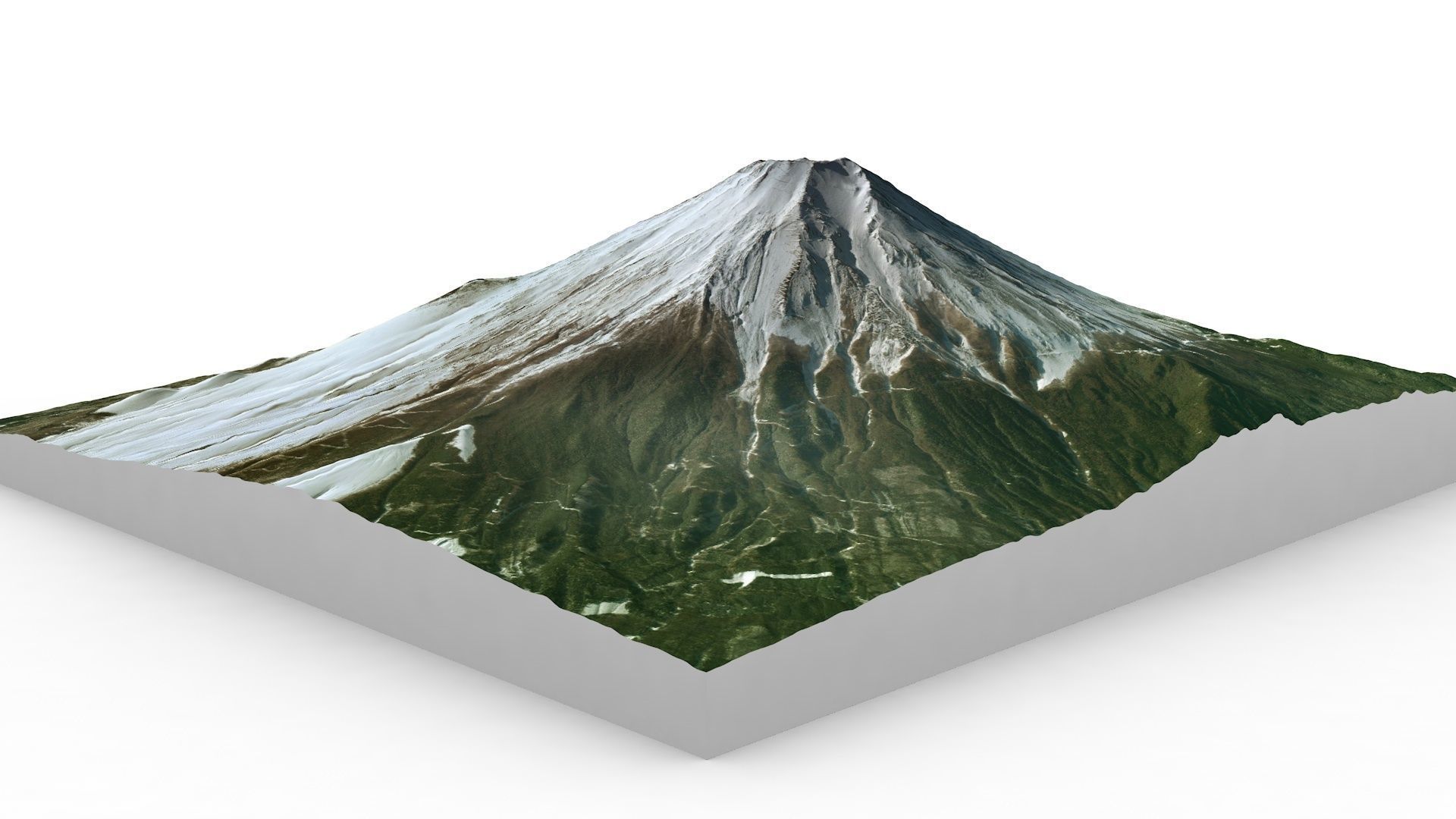 Mount Fuji Free 3D model_6