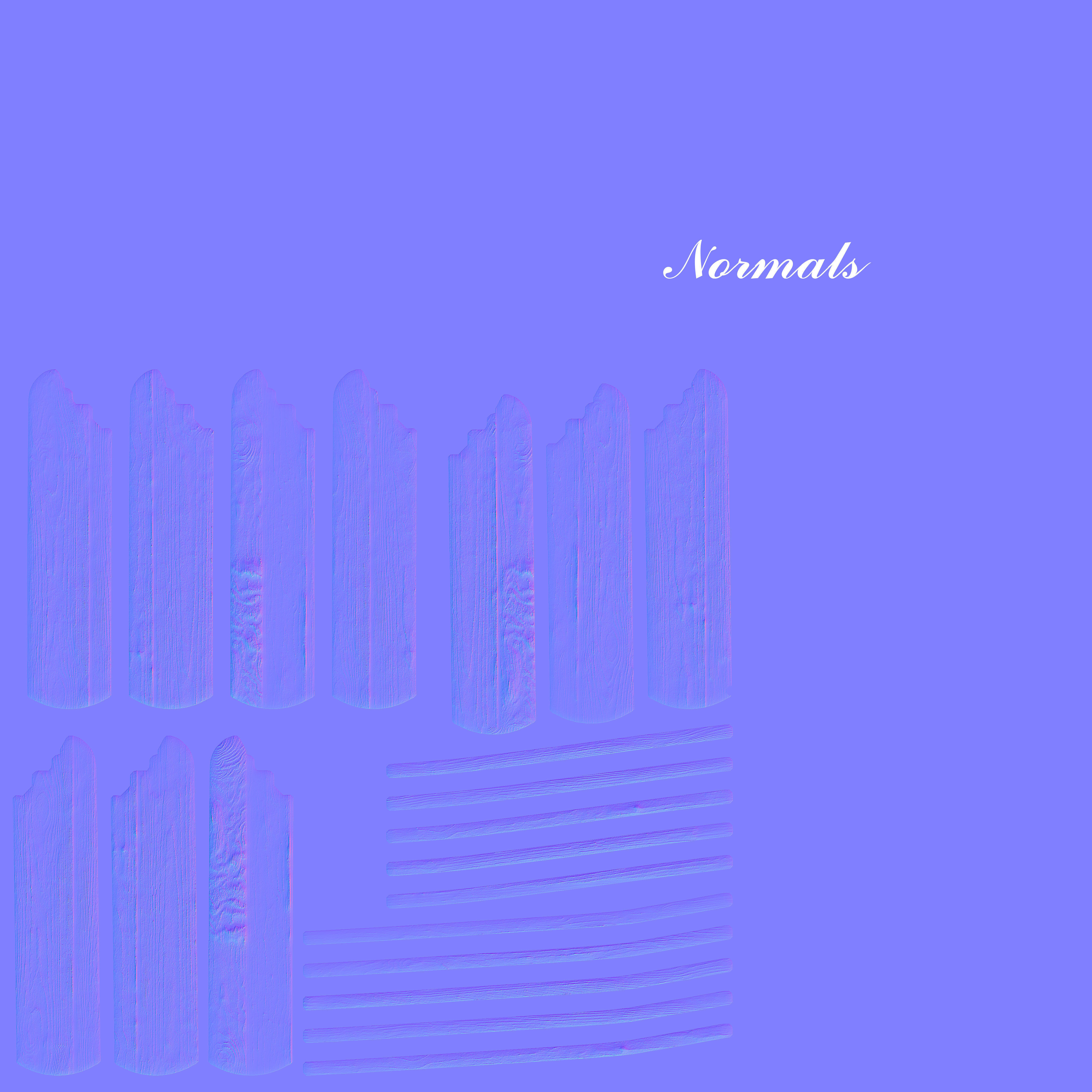 Ceiling Fan Low-poly 3D model_9