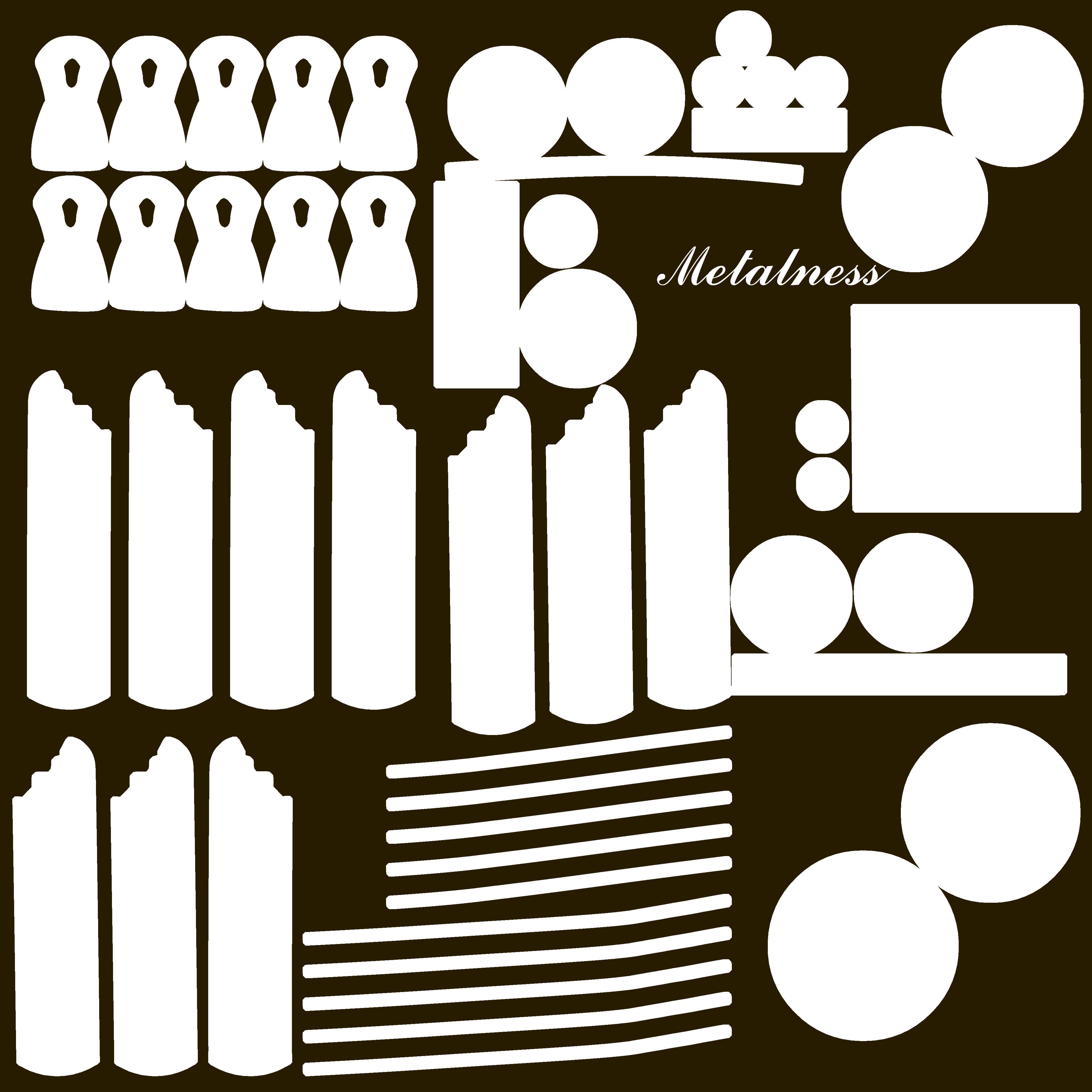 Ceiling Fan Low-poly 3D model_7