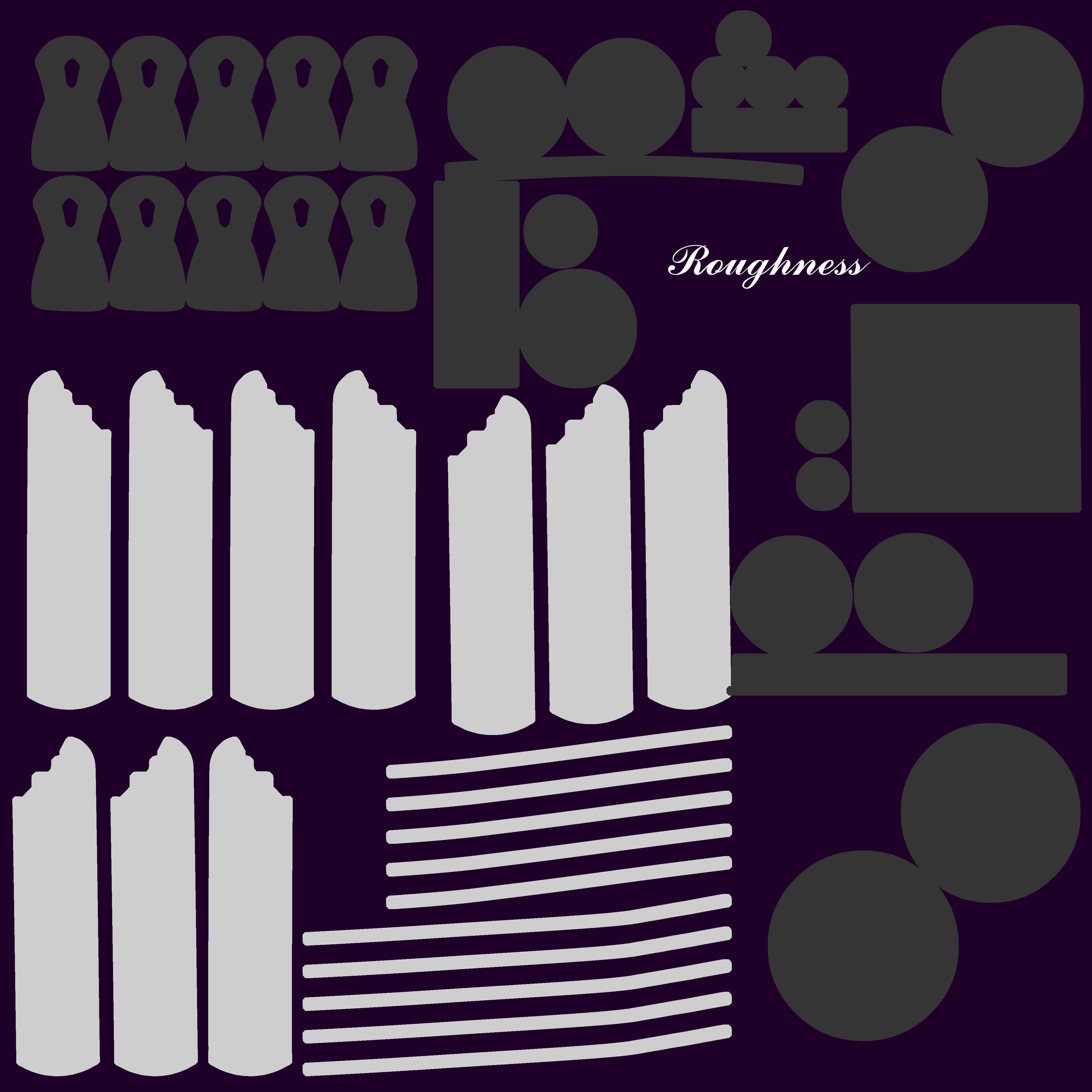 Ceiling Fan Low-poly 3D model_8