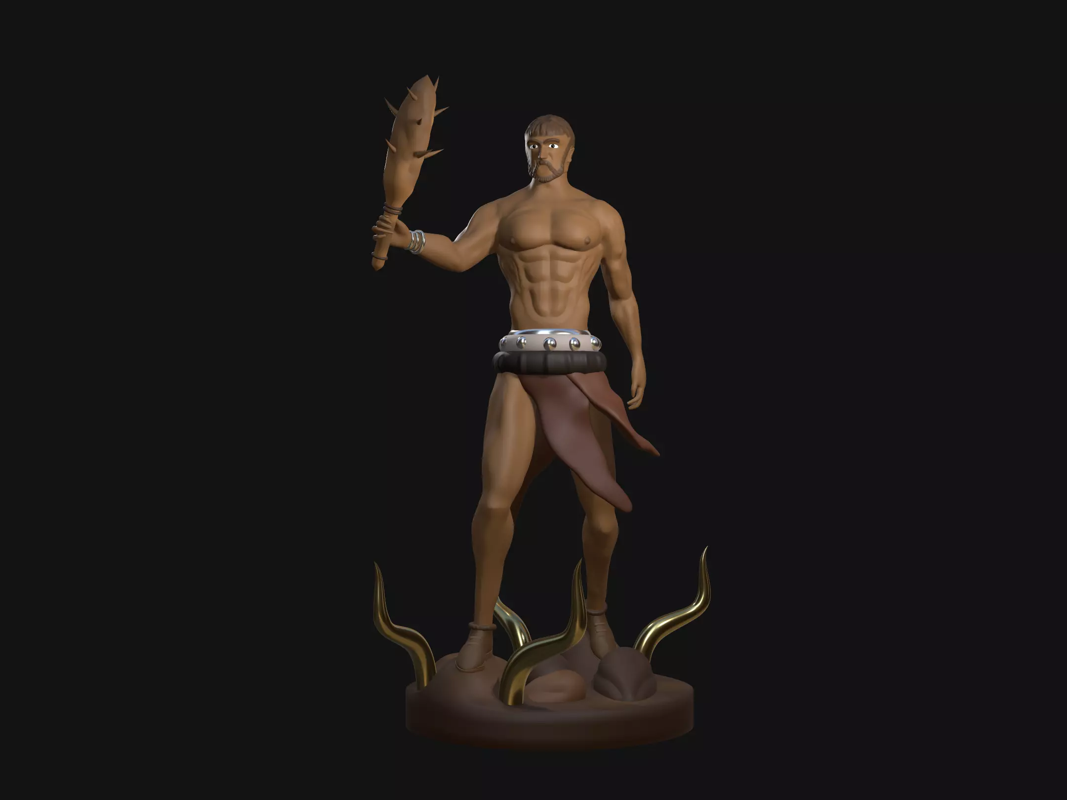 hercules character 3D print model
