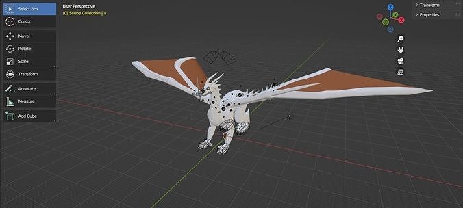 flying Dragon 3D model