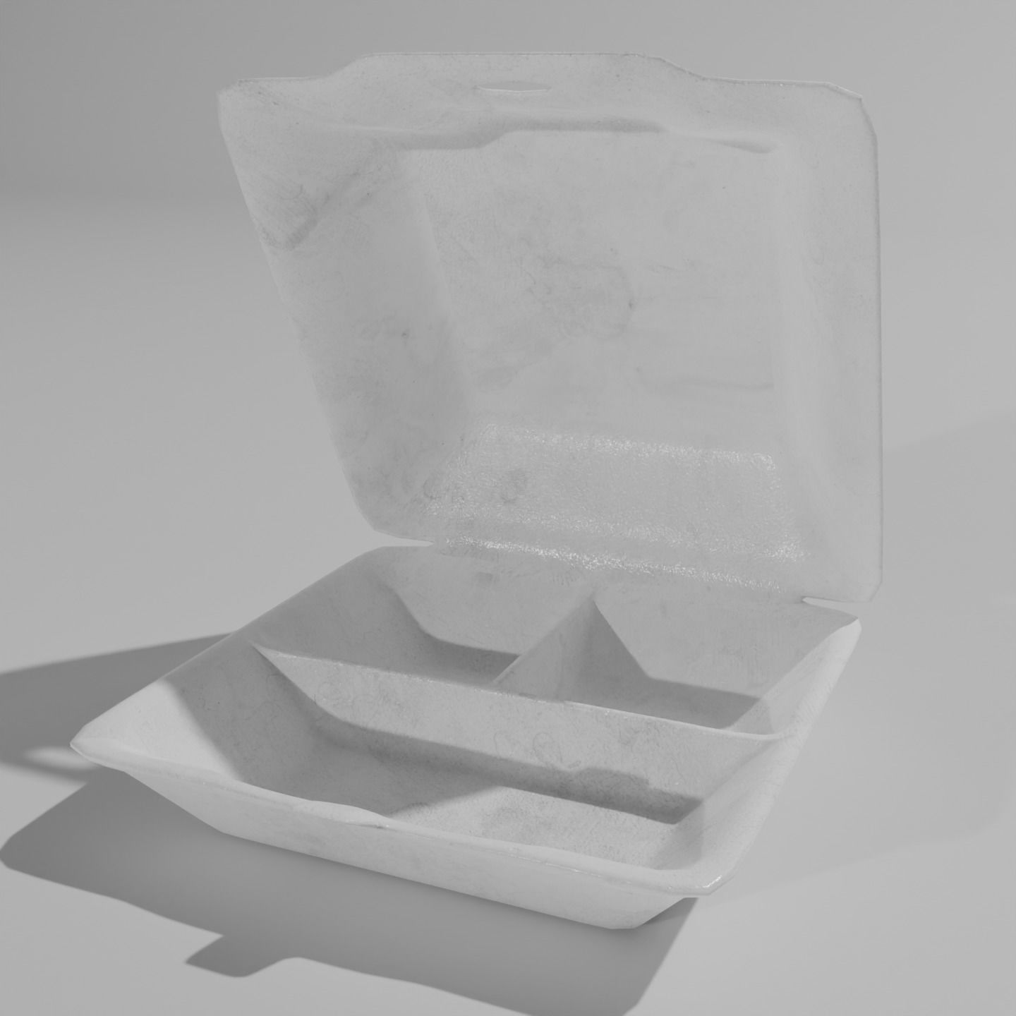 Styrofoam Containers Pack 3D model_8
