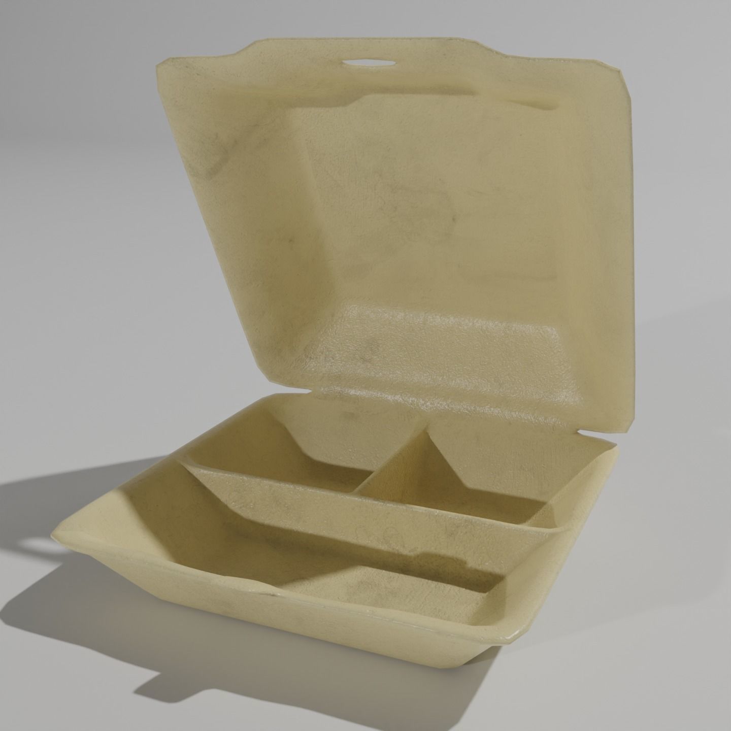 Styrofoam Containers Pack 3D model_9