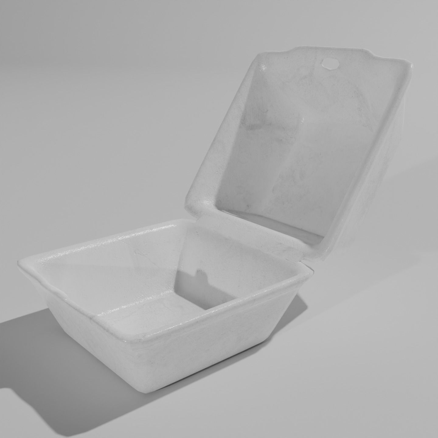Styrofoam Containers Pack 3D model_11