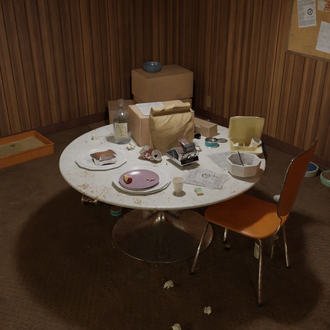 Styrofoam Containers Pack 3D model_16