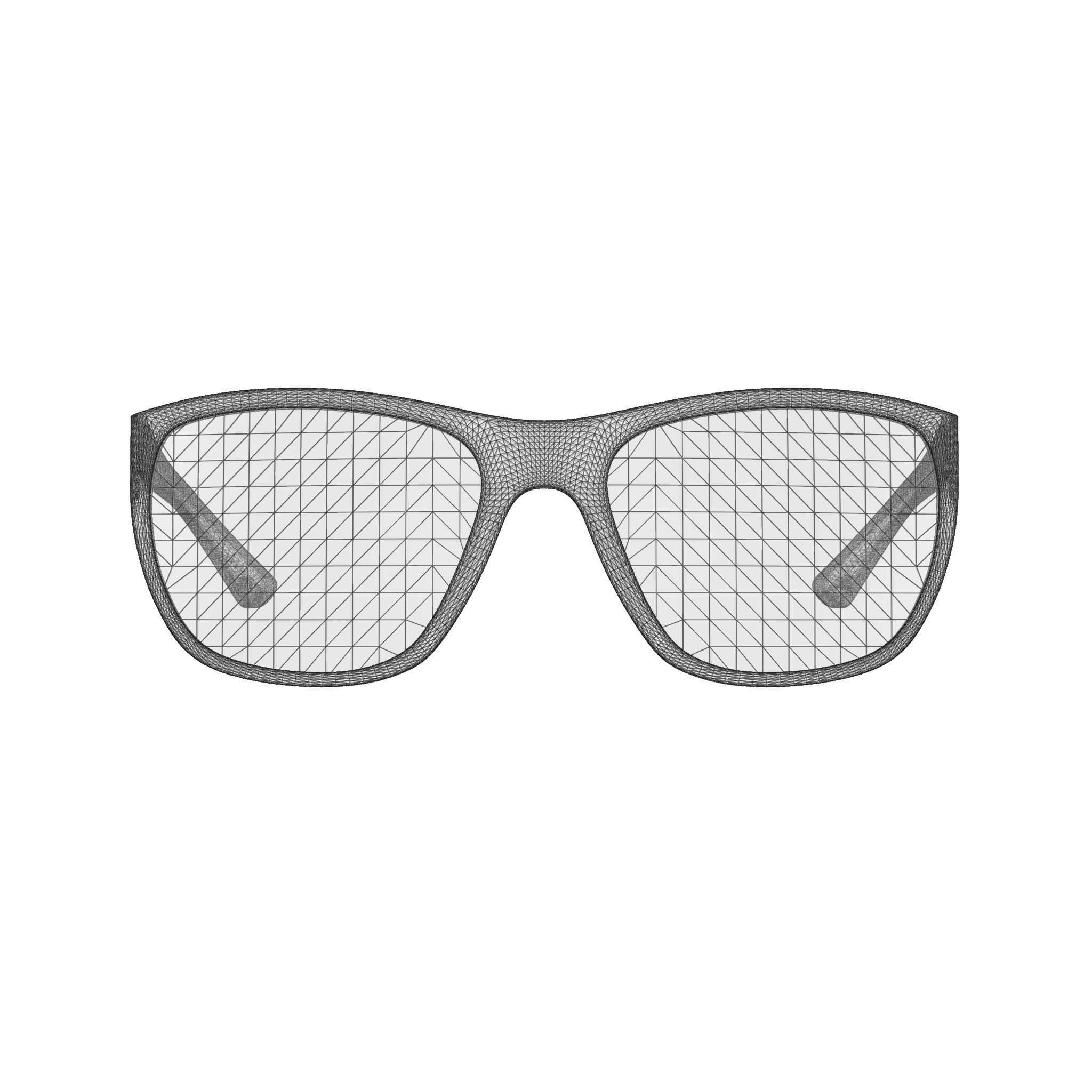 Ray-Ban - RB4307 710 73 Sunglasses Low-poly 3D model_6