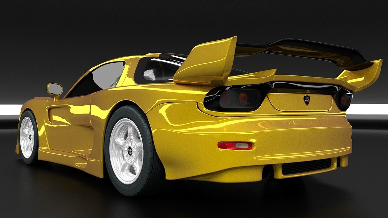 MAZDA RX7 Free 3D Model free VR / AR / low-poly 3D model | CGTrader