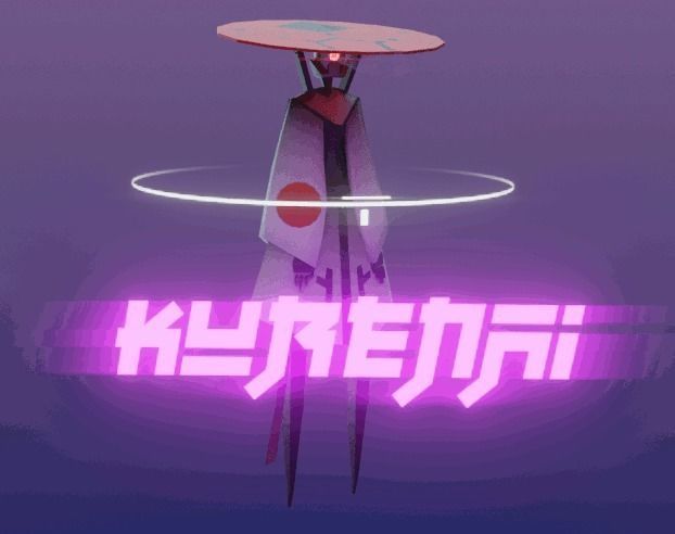 Lowpoly Robo Samurai Low-poly 3D model_3