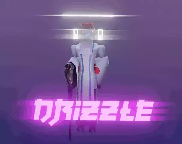 Lowpoly Robo Samurai Low-poly 3D model