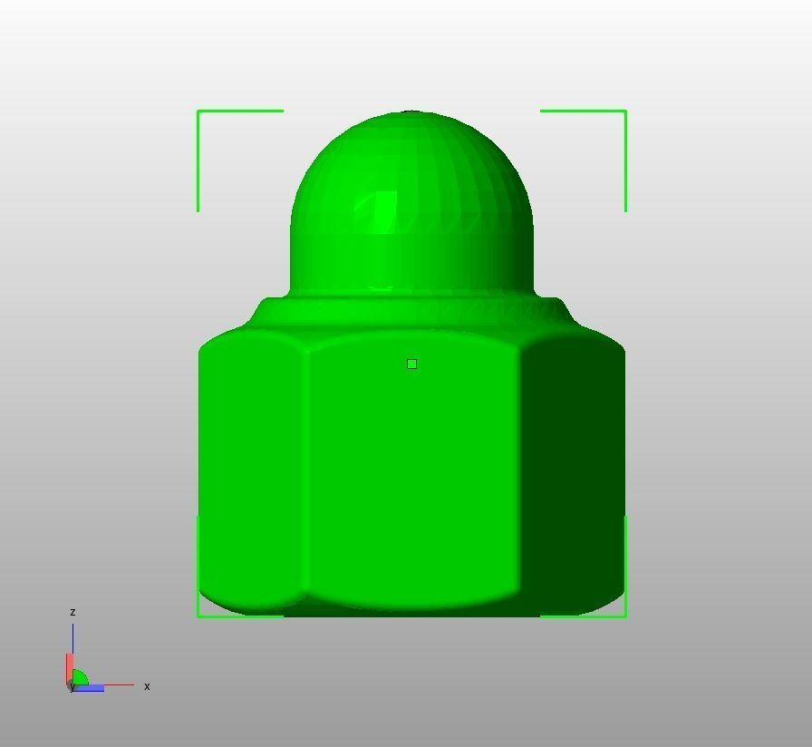 M4 Locking Acorn Nuts 3D print model_8