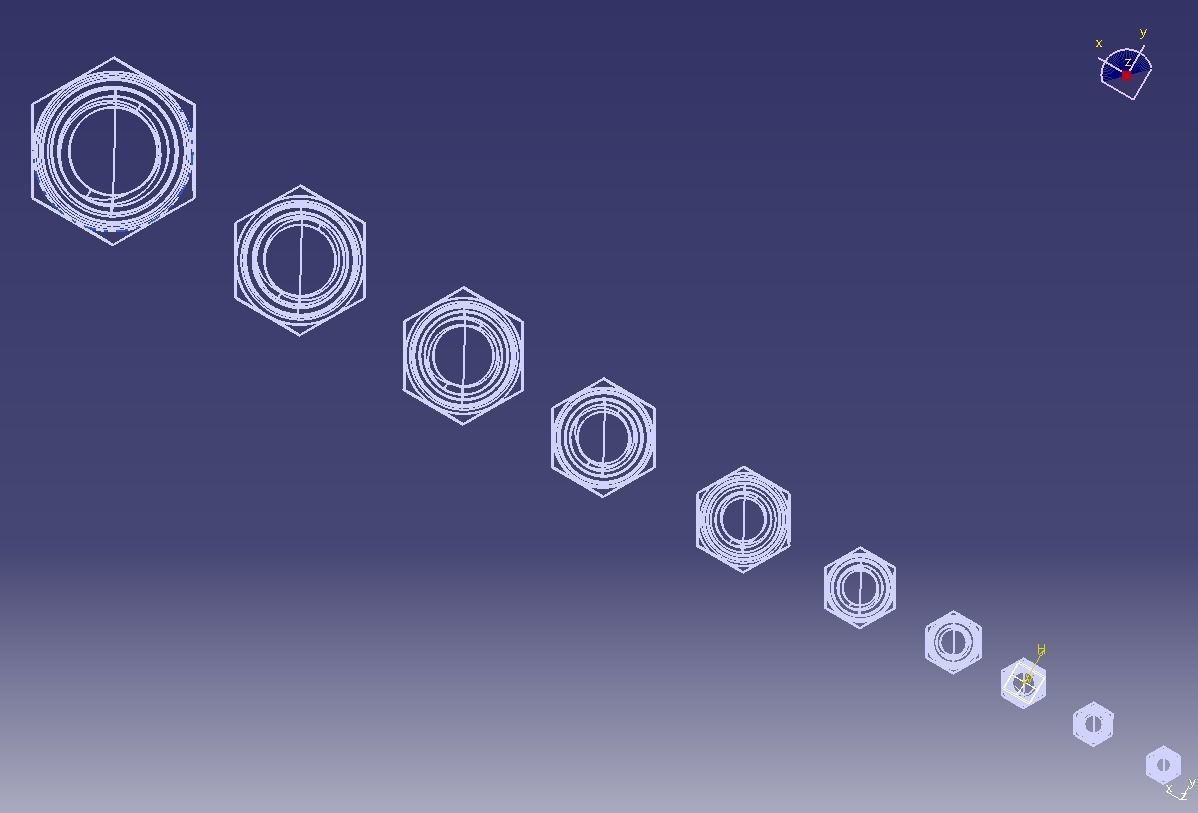 M4 Locking Acorn Nuts 3D print model_42