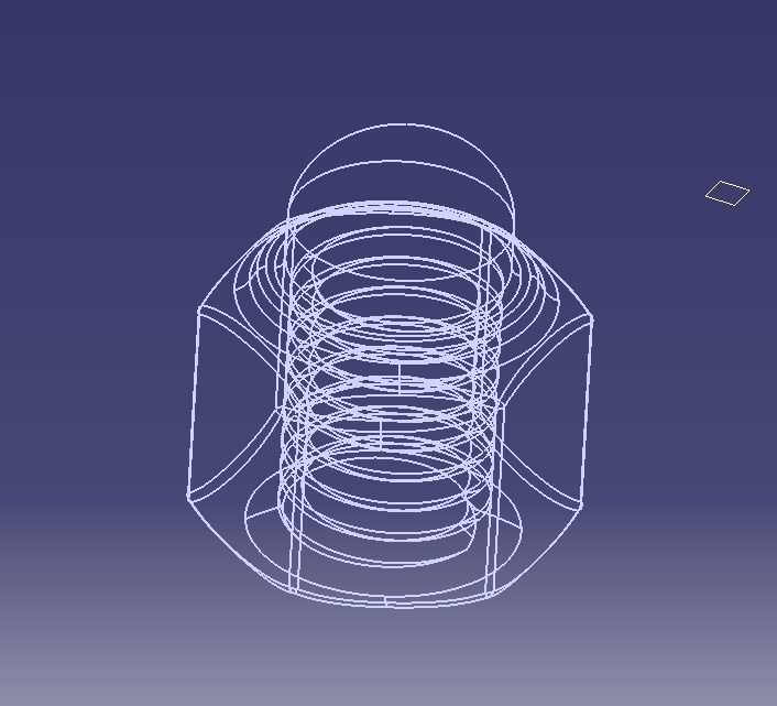 M4 Locking Acorn Nuts 3D print model_23