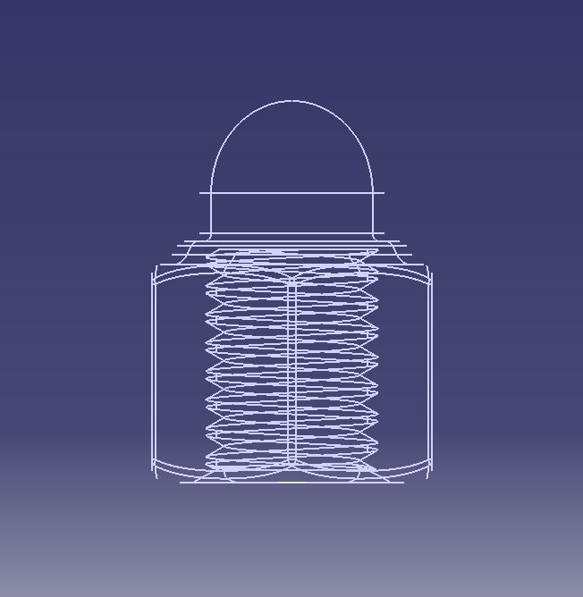 M4 Locking Acorn Nuts 3D print model_13