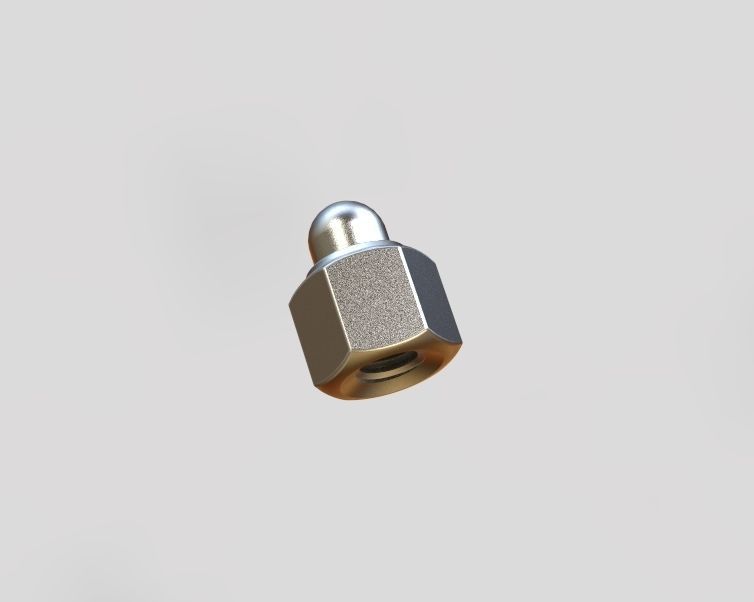 M4 Locking Acorn Nuts 3D print model_14