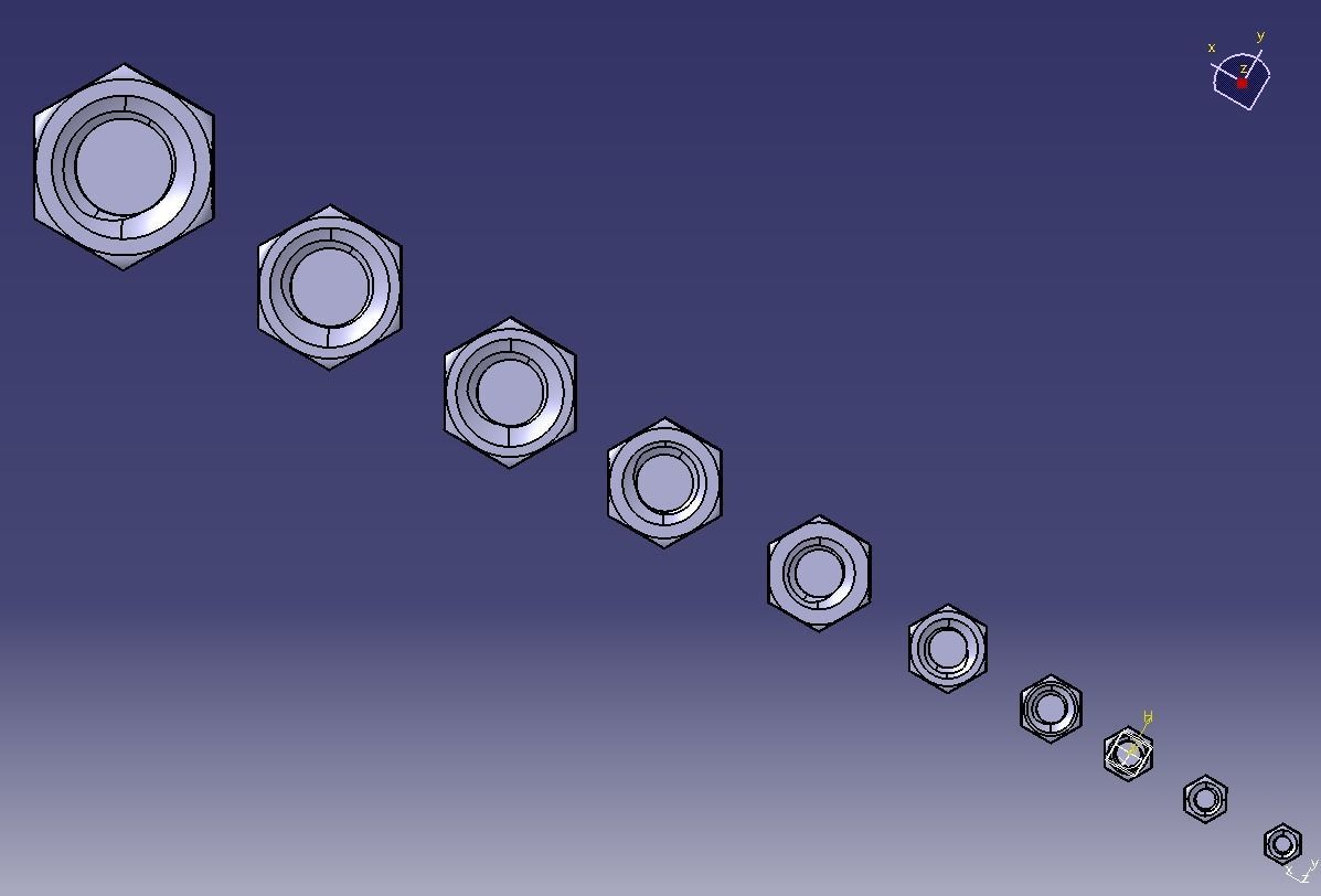 M4 Locking Acorn Nuts 3D print model_41