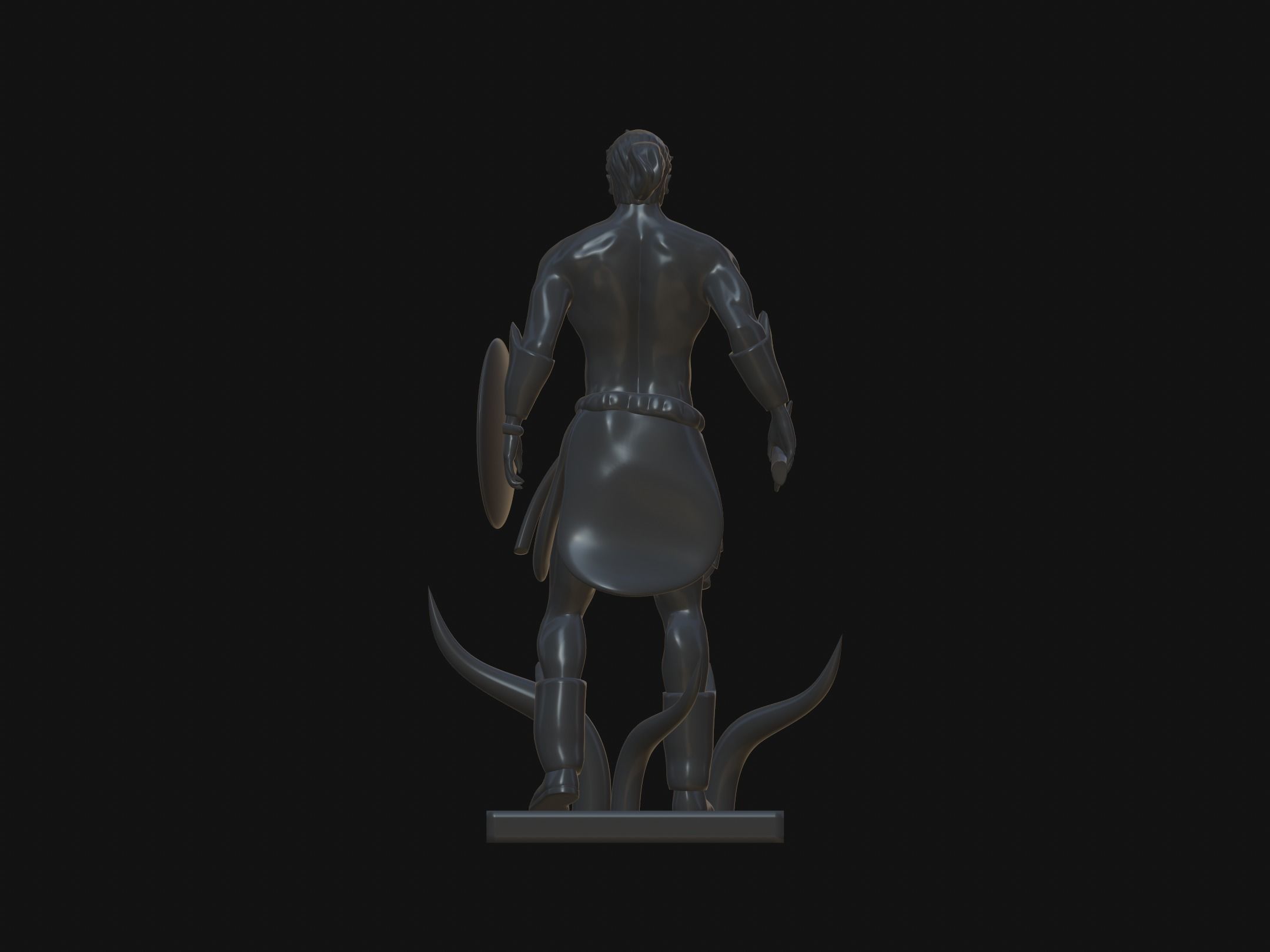 sparta character 3D print model_7
