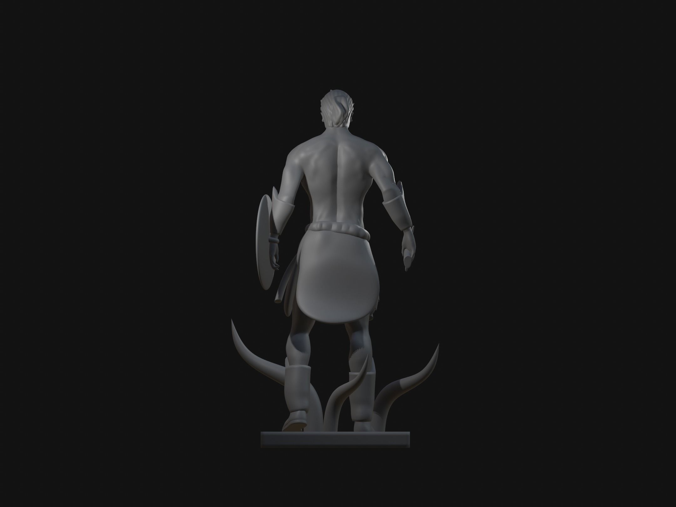 sparta character 3D print model_3