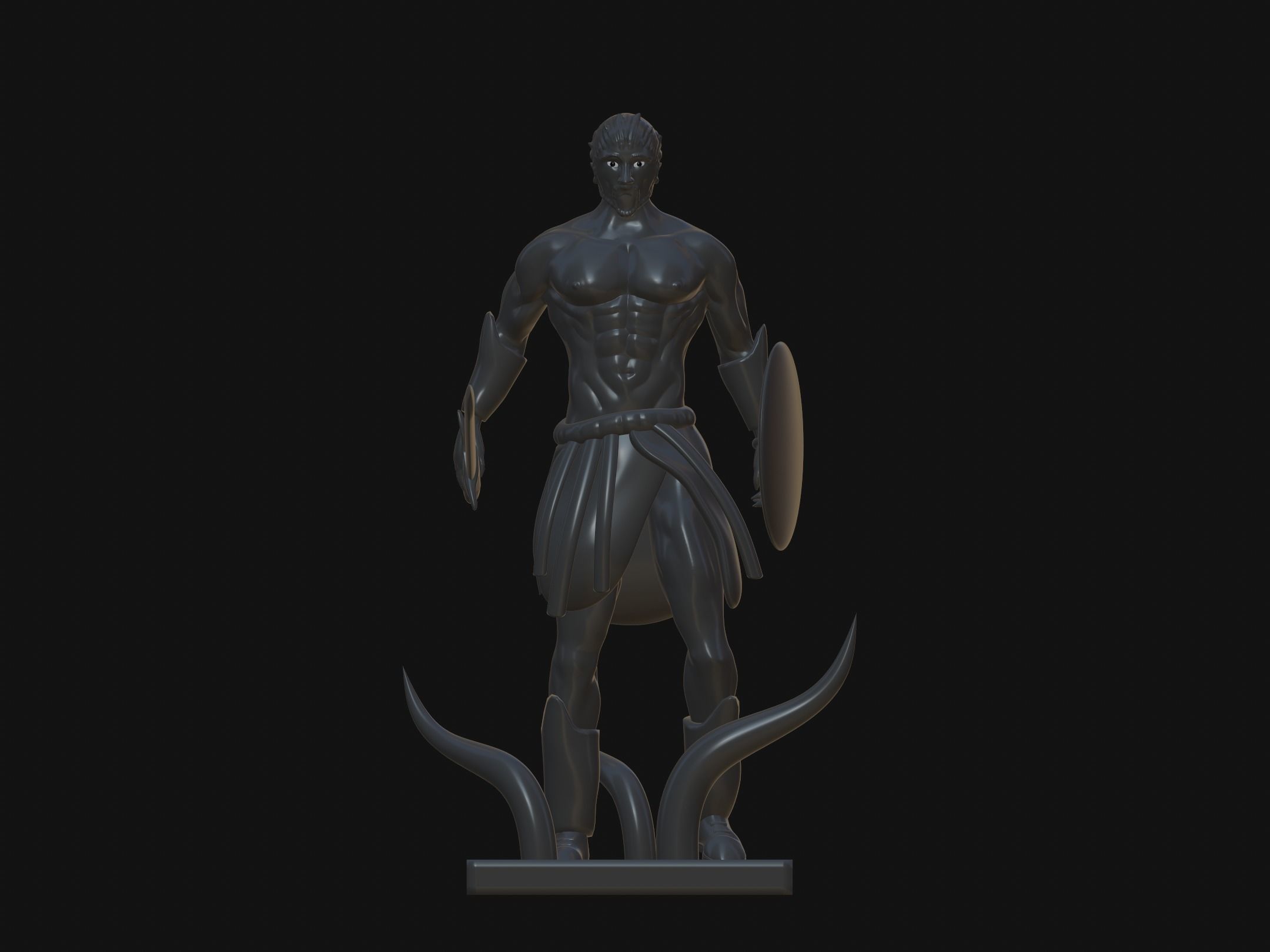 sparta character 3D print model_8