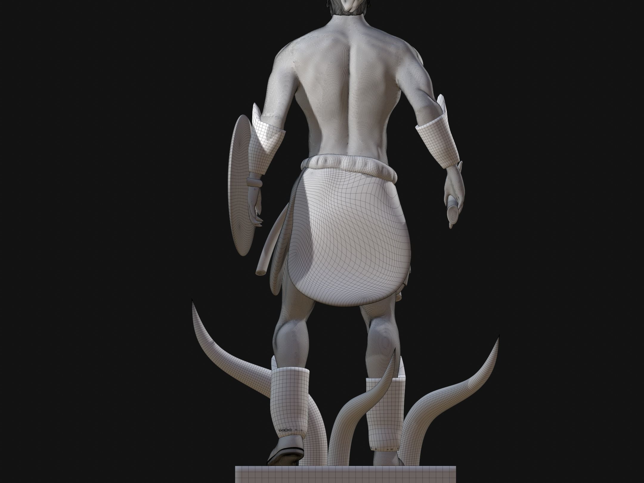 sparta character 3D print model_6