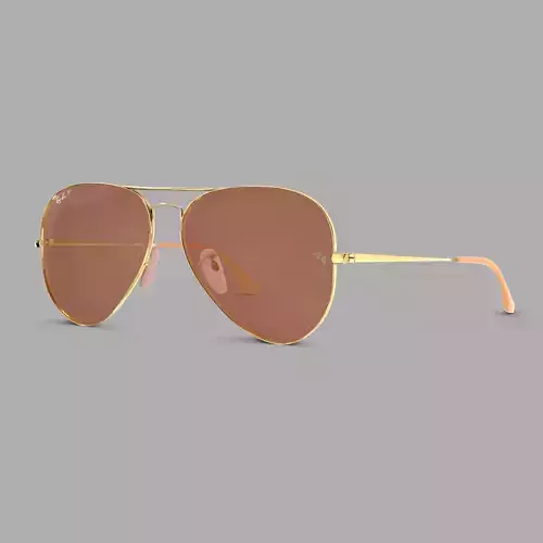 Ray-Ban Aviator Metal II - RB3689 Sunglasses Low-poly 3D model