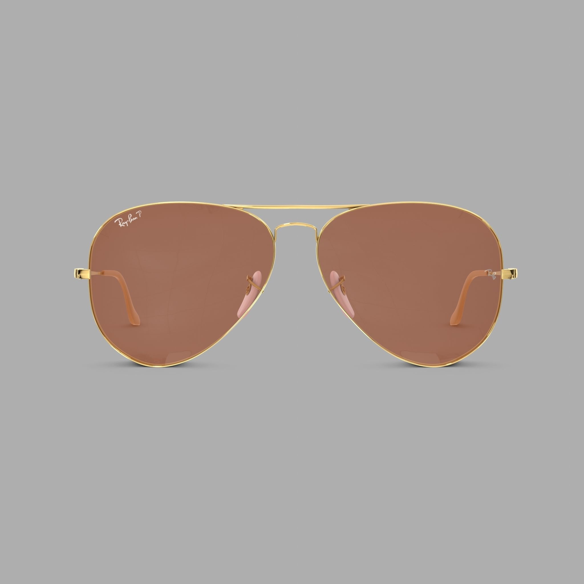 Ray-Ban Aviator Metal II - RB3689 Sunglasses Low-poly 3D model_2