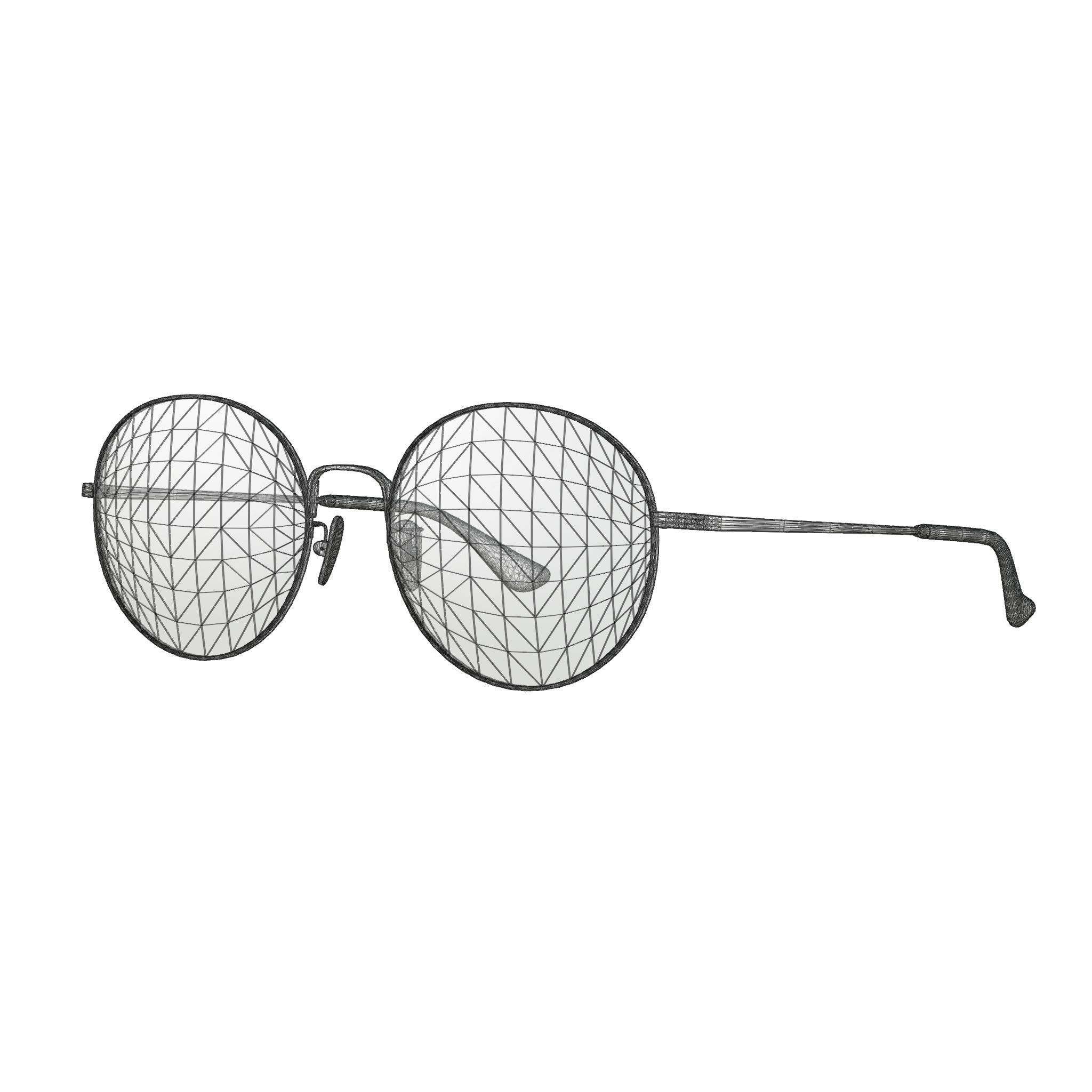 Ray-Ban Team Wang X Ray-Ban - Sunglasses  Low-poly 3D model_4