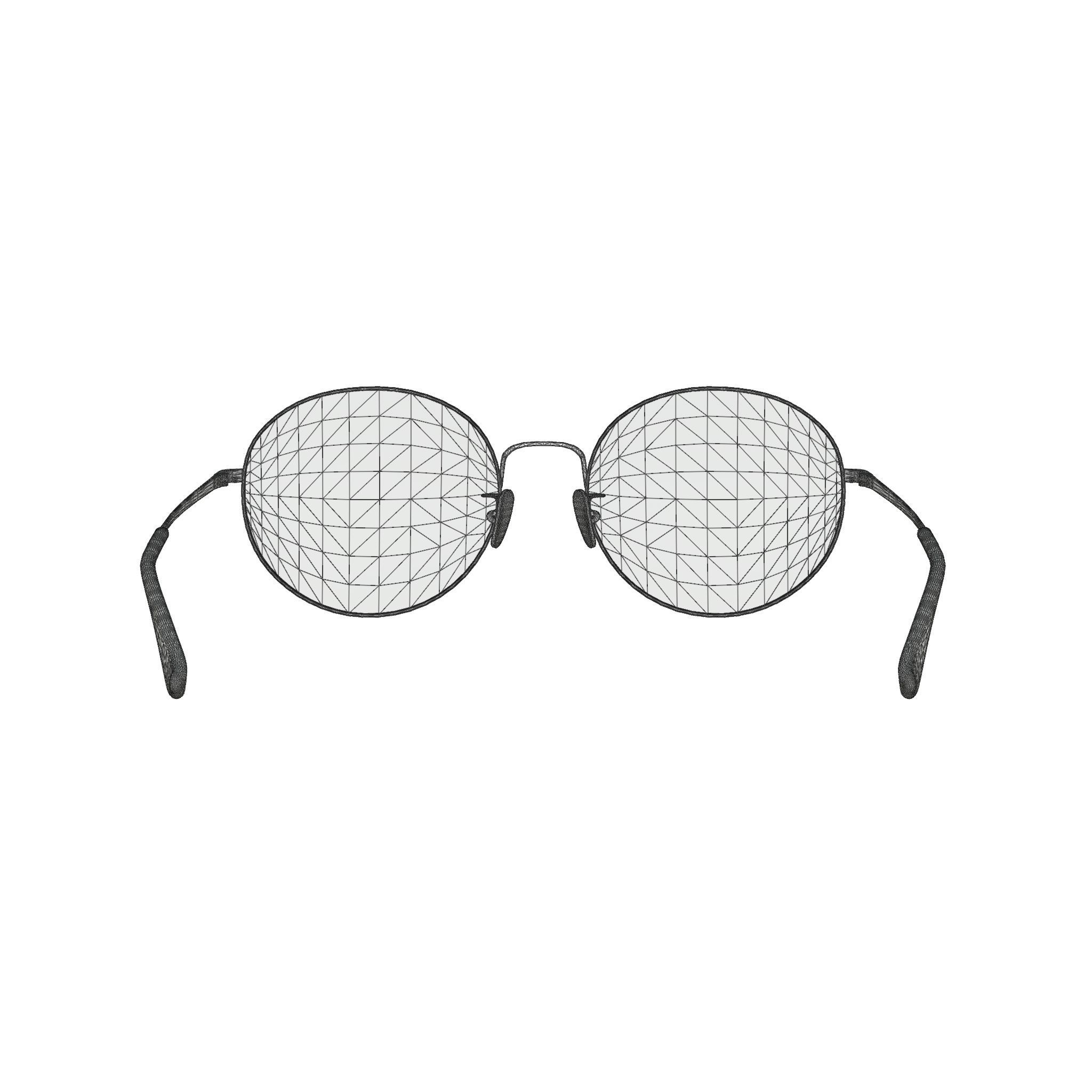 Ray-Ban Team Wang X Ray-Ban - Sunglasses  Low-poly 3D model_5