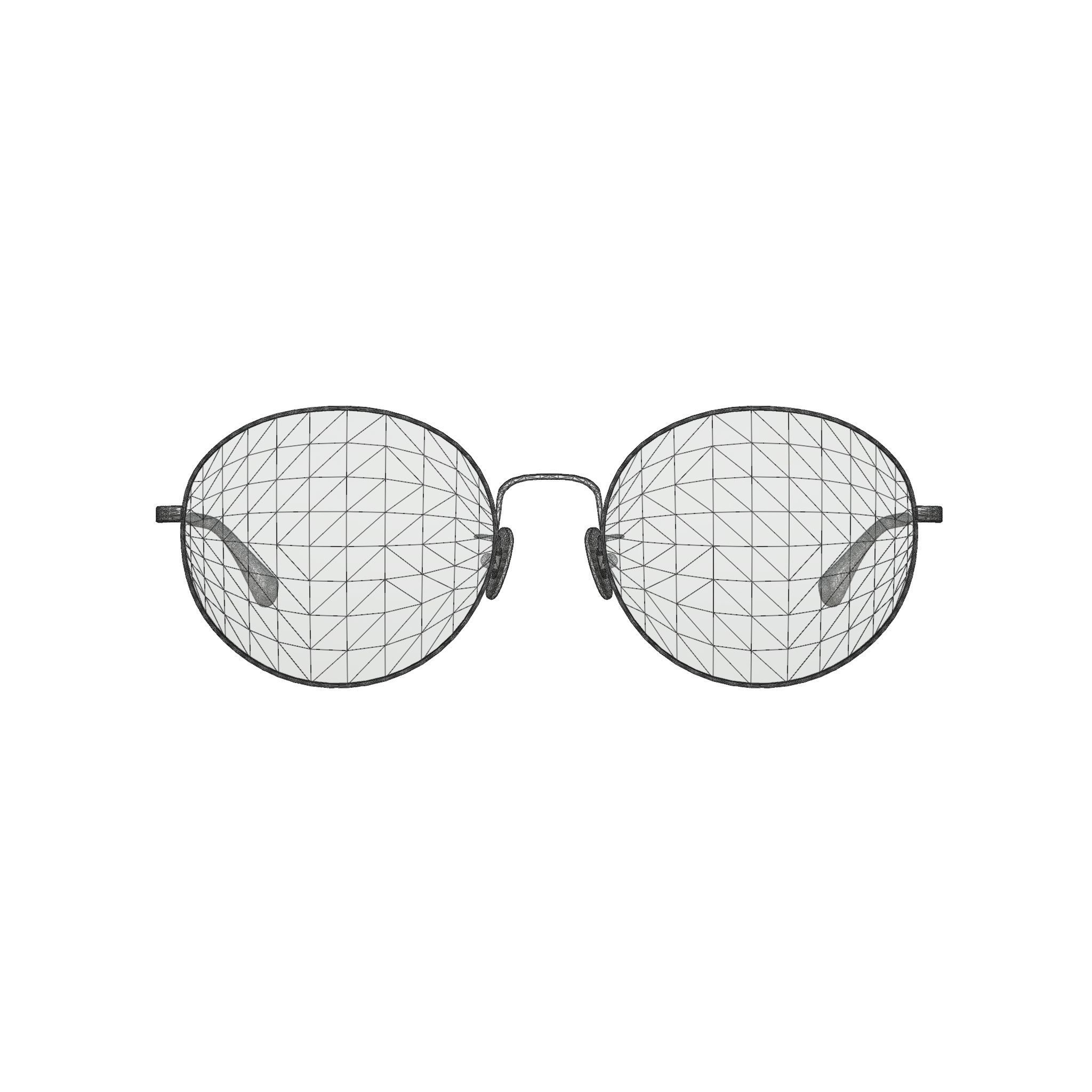 Ray-Ban Team Wang X Ray-Ban - Sunglasses  Low-poly 3D model_6