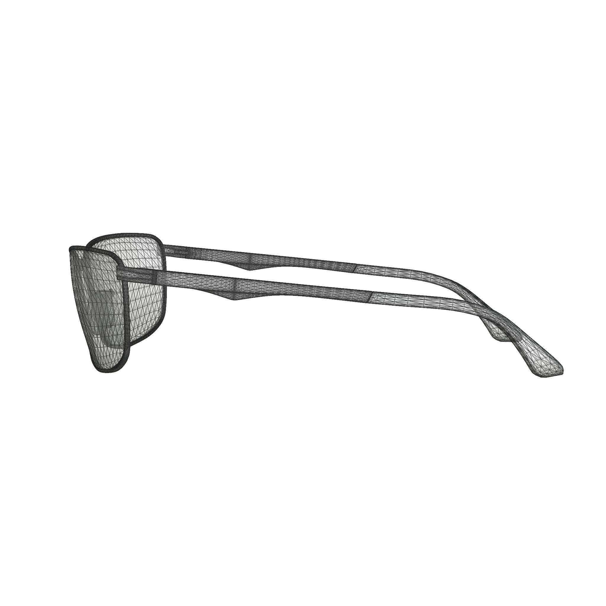 Ray-Ban - RB3498 Sunglasses Low-poly 3D model_7