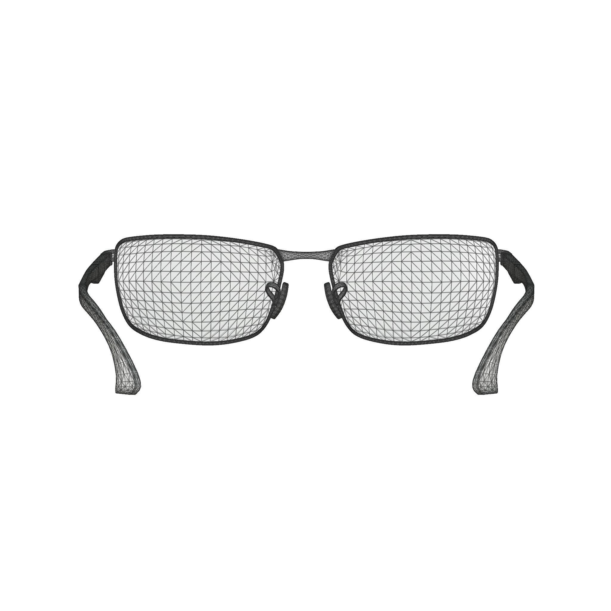 Ray-Ban - RB3498 Sunglasses Low-poly 3D model_5