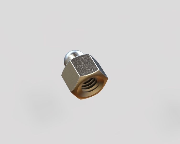 M5 Locking Acorn Nuts 3D print model_5