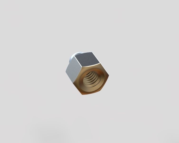M5 Locking Acorn Nuts 3D print model_1