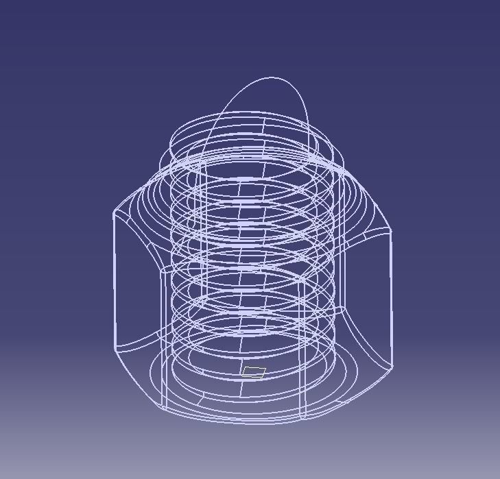 M5 Locking Acorn Nuts 3D print model_33