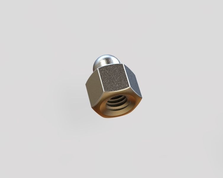 M5 Locking Acorn Nuts 3D print model_39