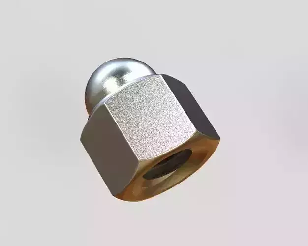 M6 Locking Acorn Nuts 3D print model