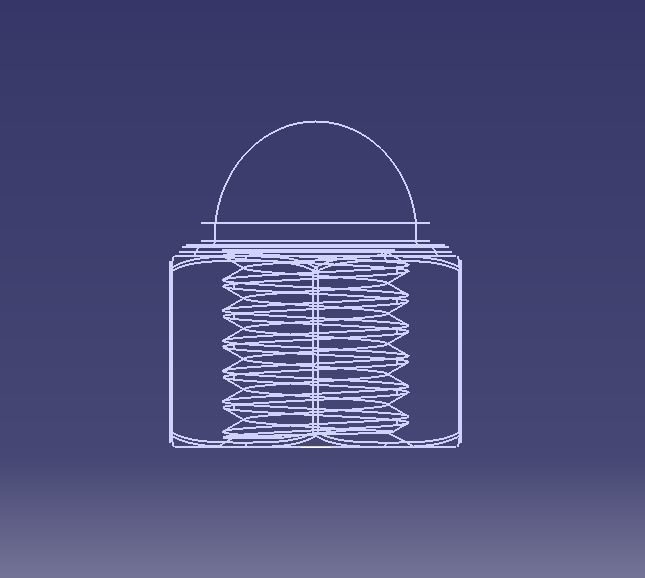 M8 Locking Acorn Nuts 3D print model_18