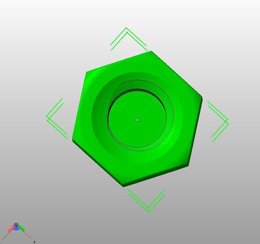 M8 Locking Acorn Nuts 3D print model_13