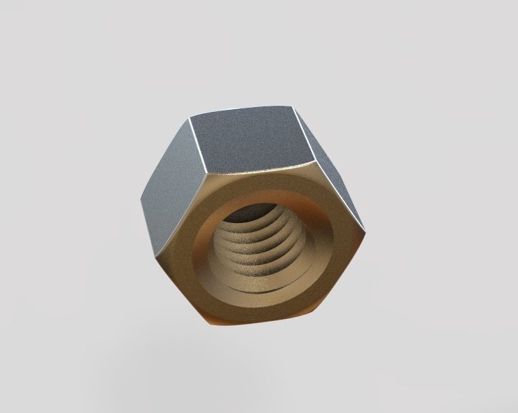 M8 Locking Acorn Nuts 3D print model_14